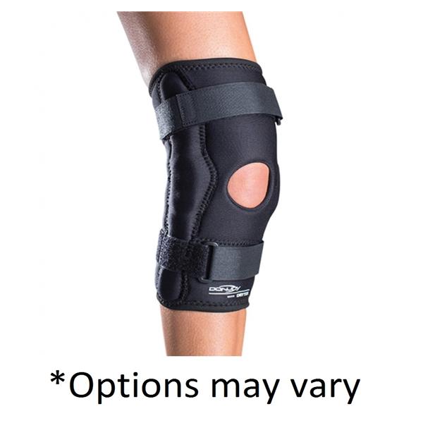 Brace Sleeve Economy Adult Knee Drytex Black Size X-Large Ea